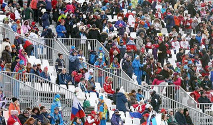 Thế vận hội Sochi 2014: Bán được vé, SVĐ vẫn vắng tanh